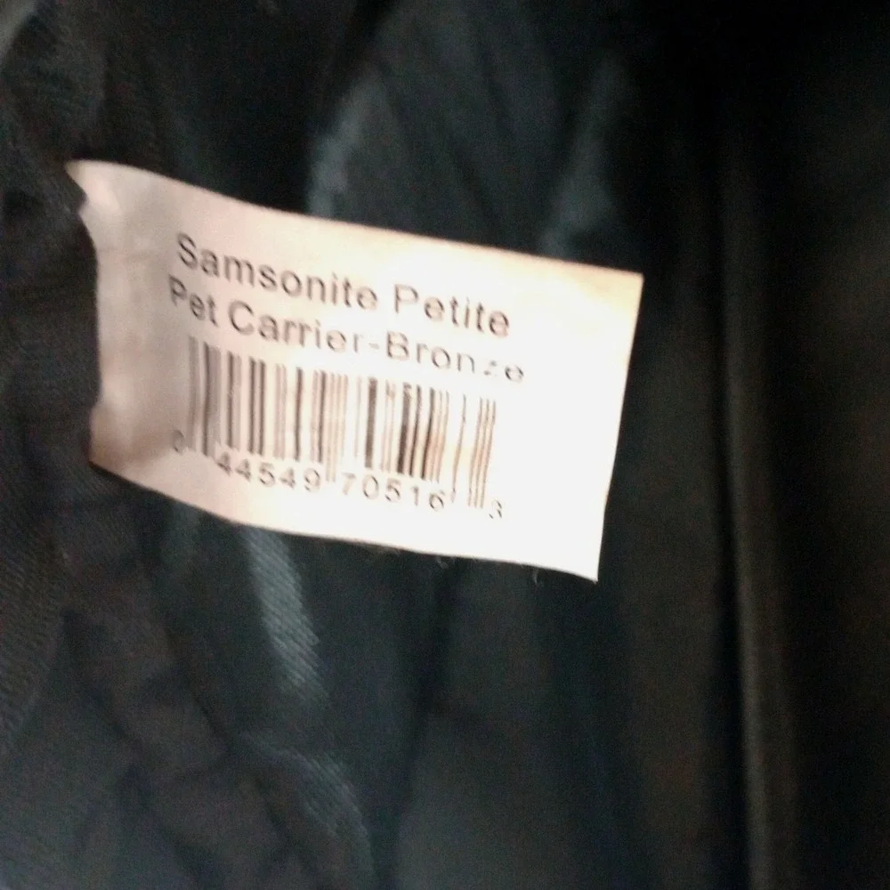 Samsonite Pet Carrier Small Brown Good Travel Mesh Duffel Bag Dog Cat Portable